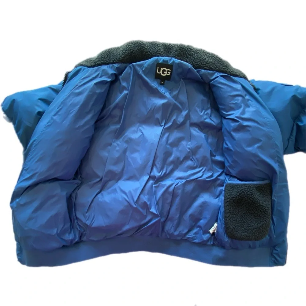 UGG Damion Sherpa Jacket pre owned men’s medium - Picture 9 of 16